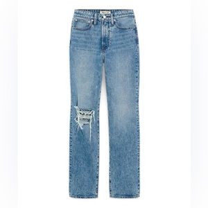 Madewell | Kingsbury Wash Blue Curvy Vintage-Style Straight-Leg Jeans